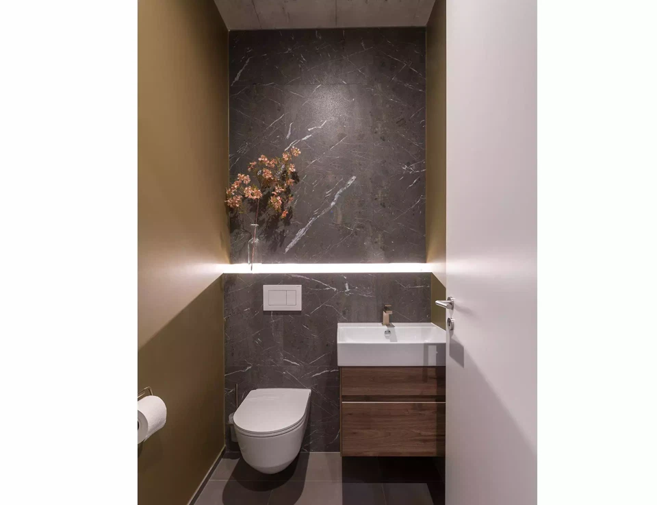 Vue intérieure – Toilettes pour invités