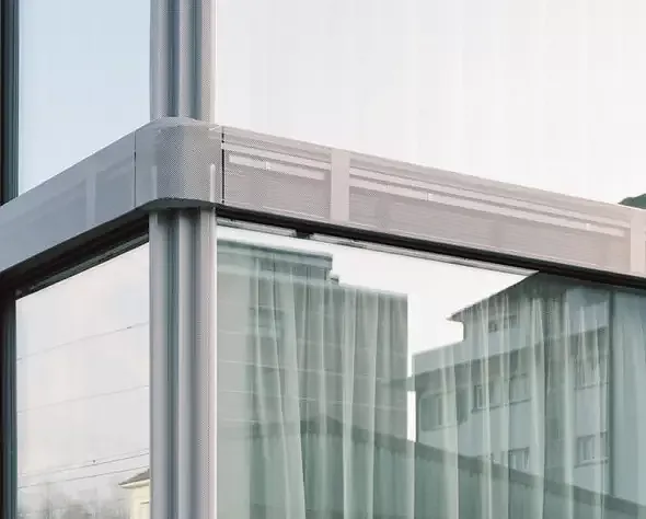 gros plan sur la façade