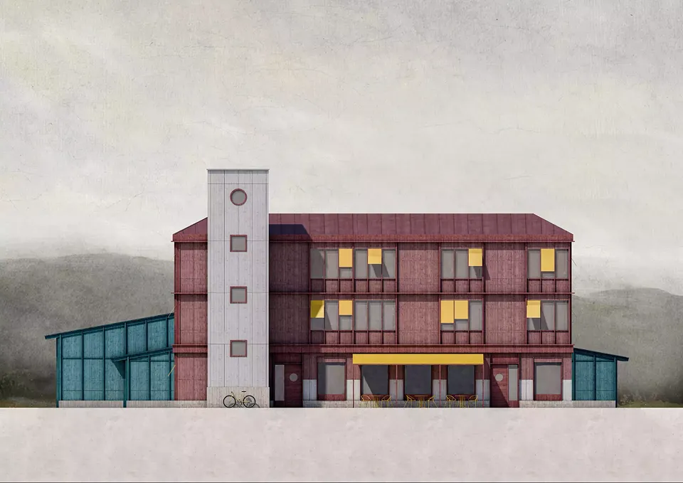 Ansicht Platzfassade