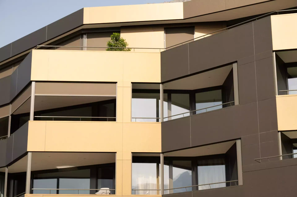 Westfassade Detail
