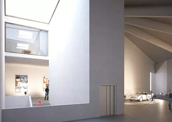 Innenvisualisierung, Blick in die Räumlichkeiten des Filmmuseums