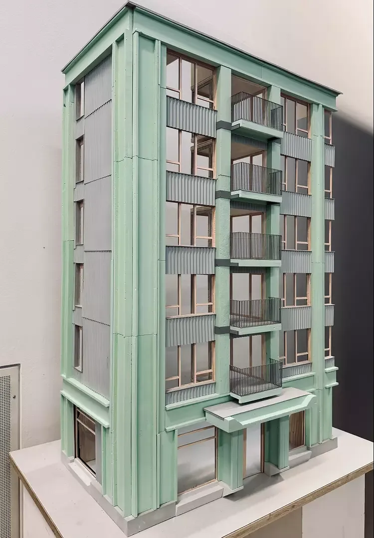 Modèle de façade 1:20 (Aleksandar Bacinski, MSc Thesis)