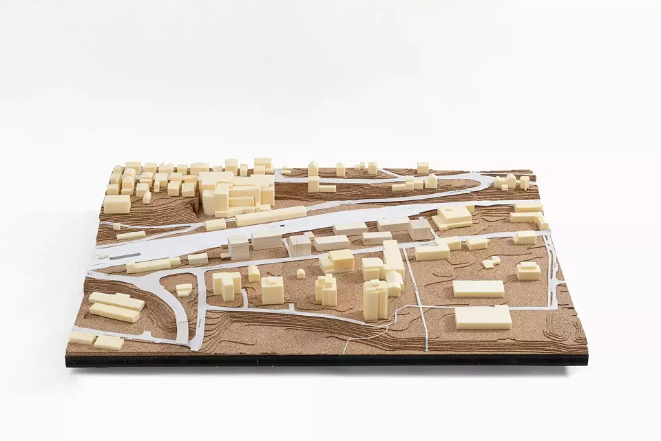 Maquette – Projet « Quartier sur le Ruban bleu »