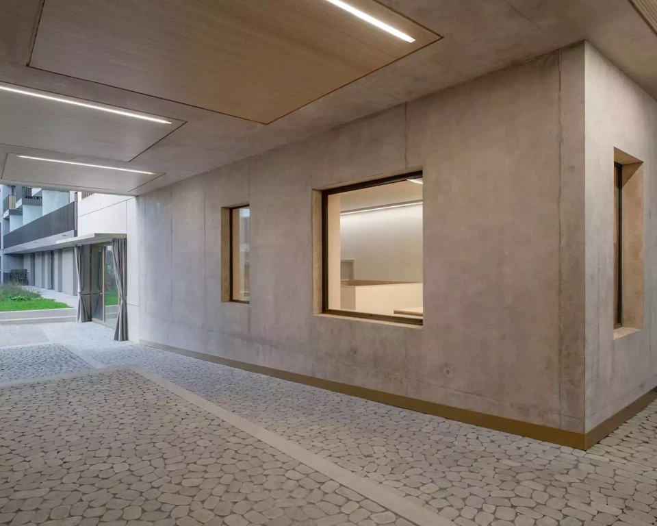 Passage – préau couvert