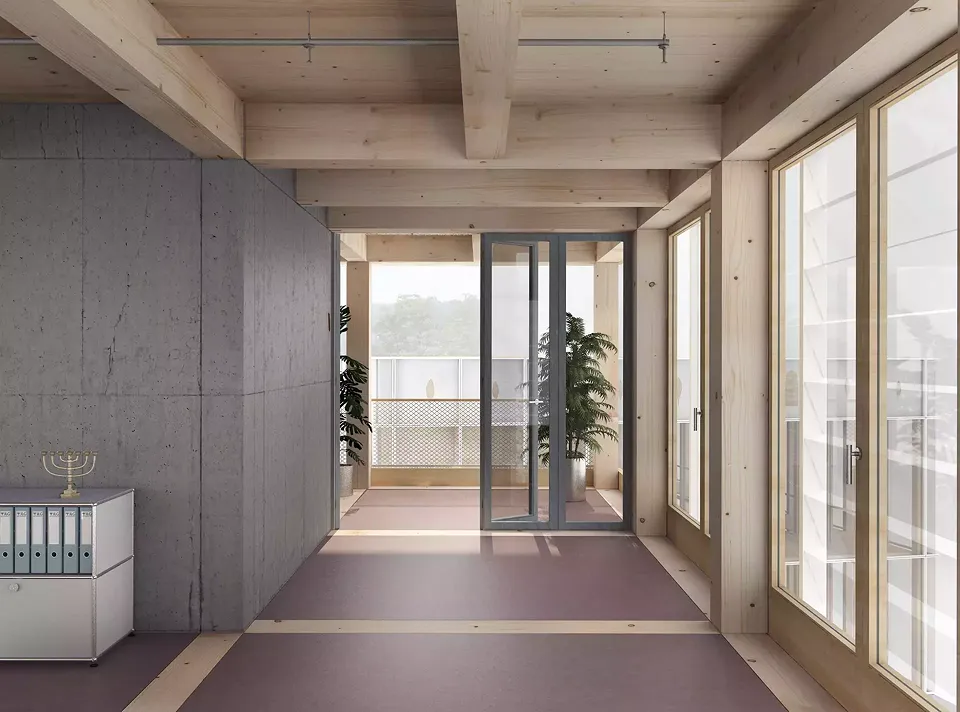 Vue depuis les bureaux