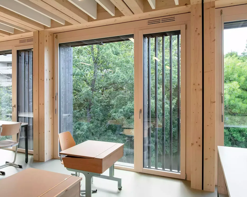 Vue intérieure, site d'Allières