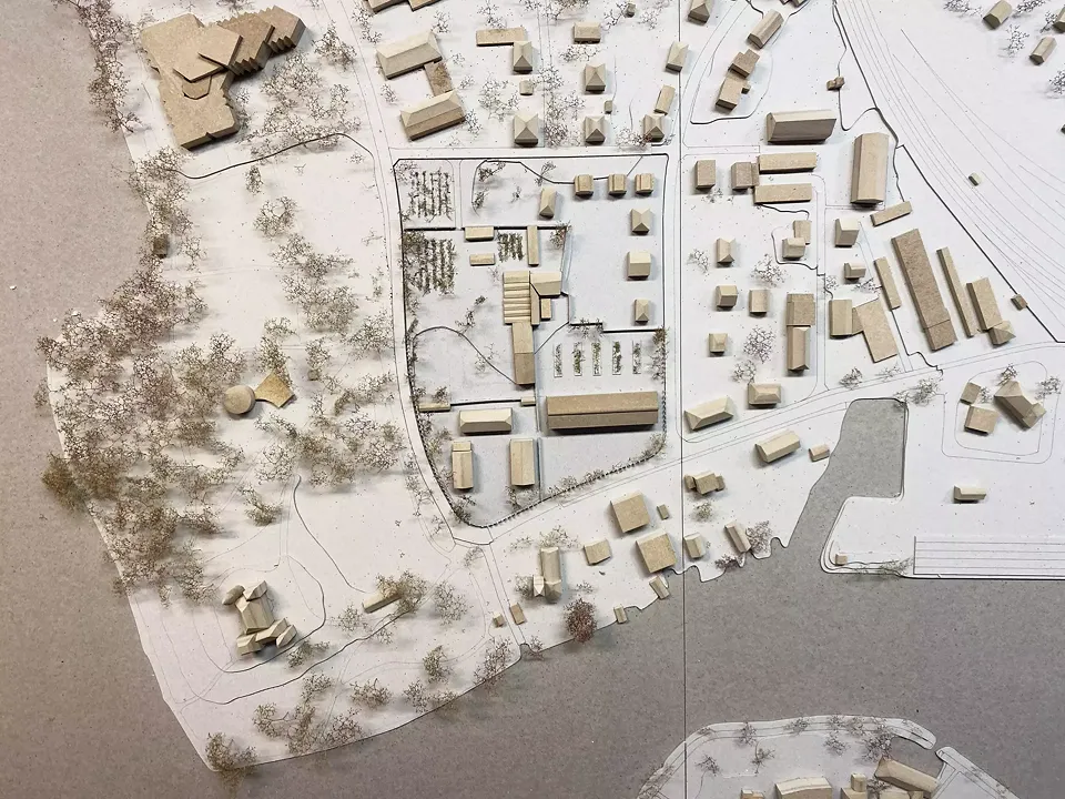 Maquette de site 1/500