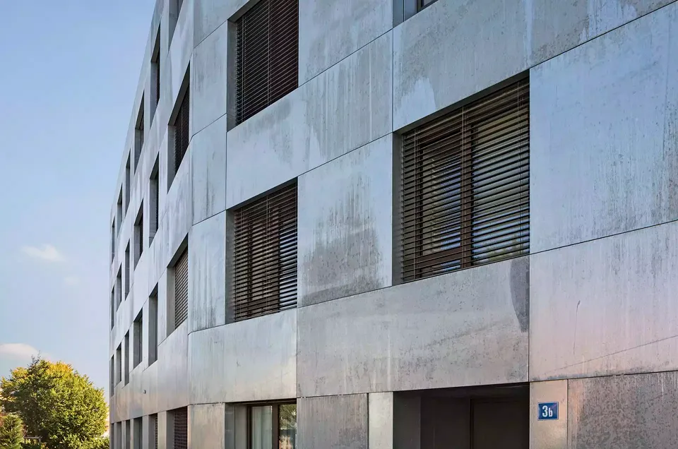 Chilestieg Rümlang Fassade, Detail