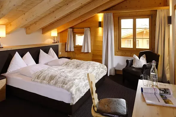 Familienzimmer im umgebauten Teil