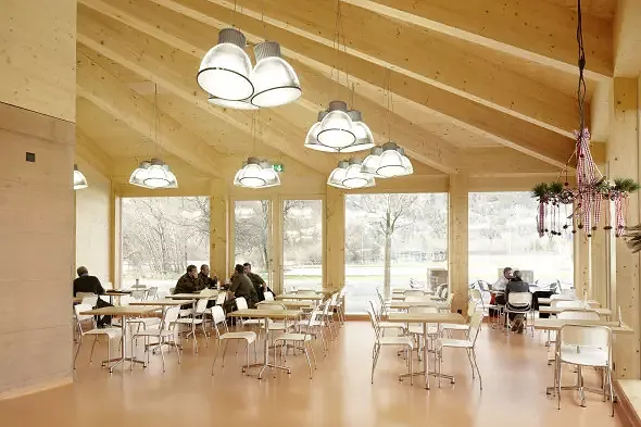 Bäckerei Produktionsgebäude mit Cafè