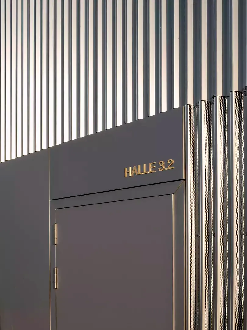 Halle 3 - détail façade