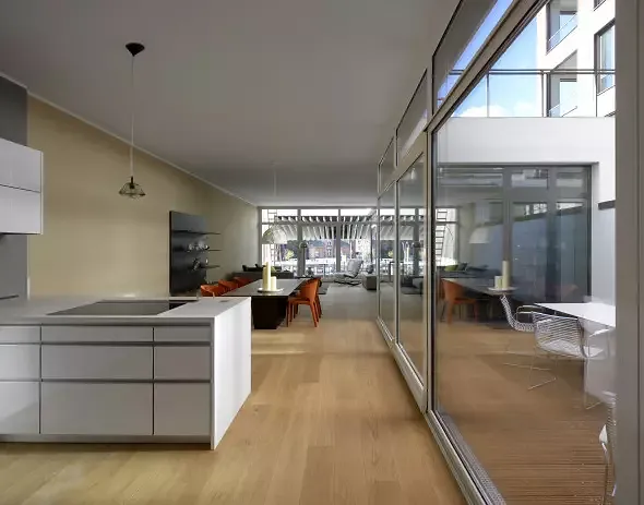 Atriumwohnung im 1. Obergeschoss