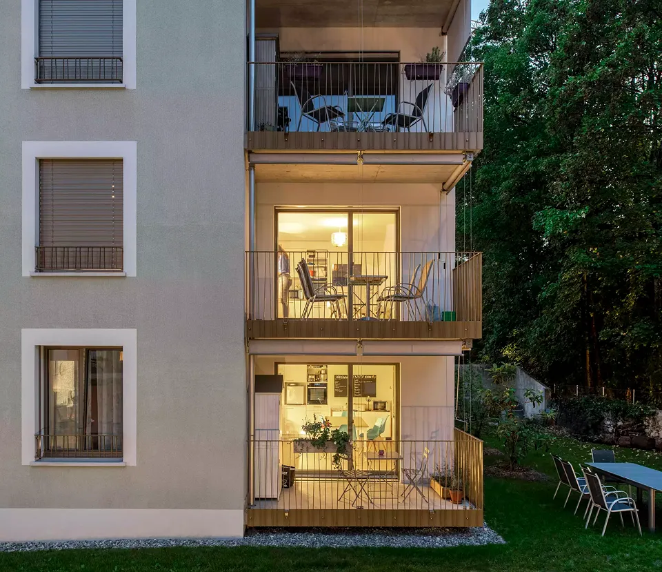 Loggias du nouvel immeuble