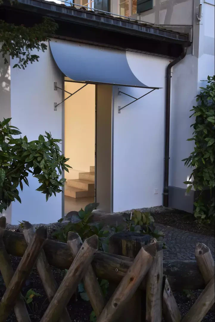 Zolli, Umbau Zollikon, neuer Eingang in den Bestand