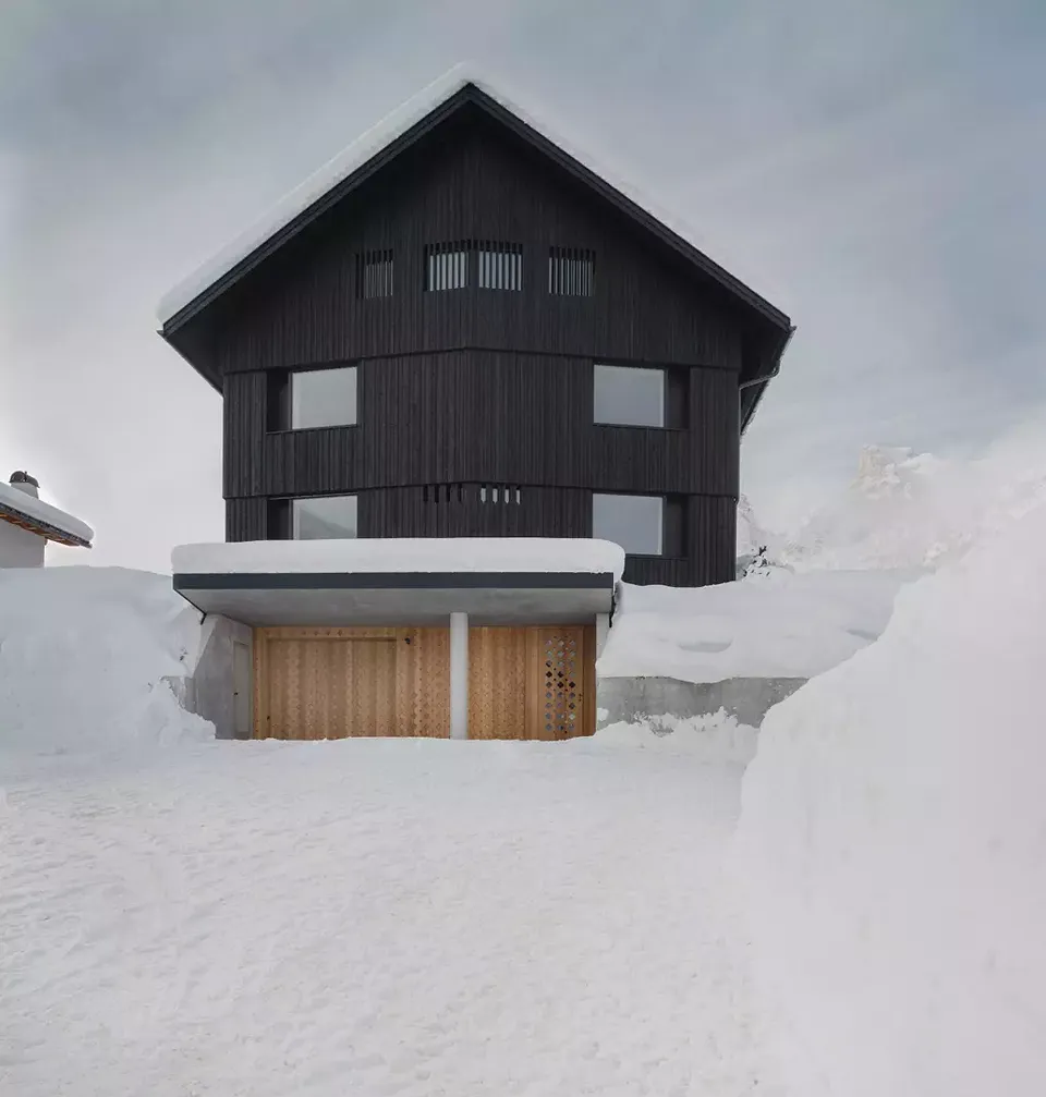 Ansicht Nordost im Winter