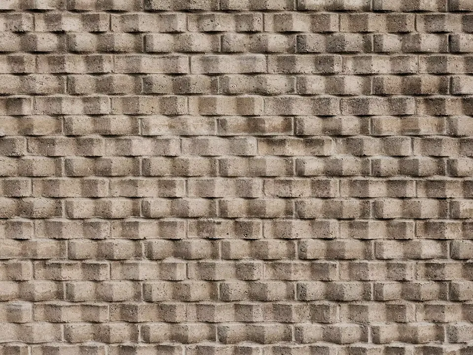 Détail de la façade exposée aux intempéries