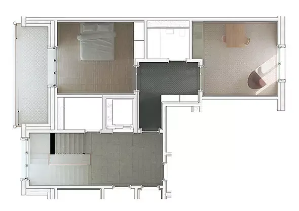 DETAIL TYPISCHE WOHNUNG 1:33