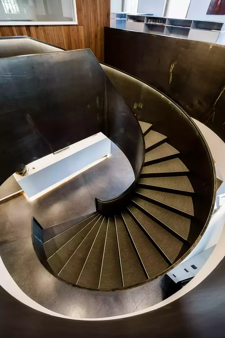 Treppe aus Stahl