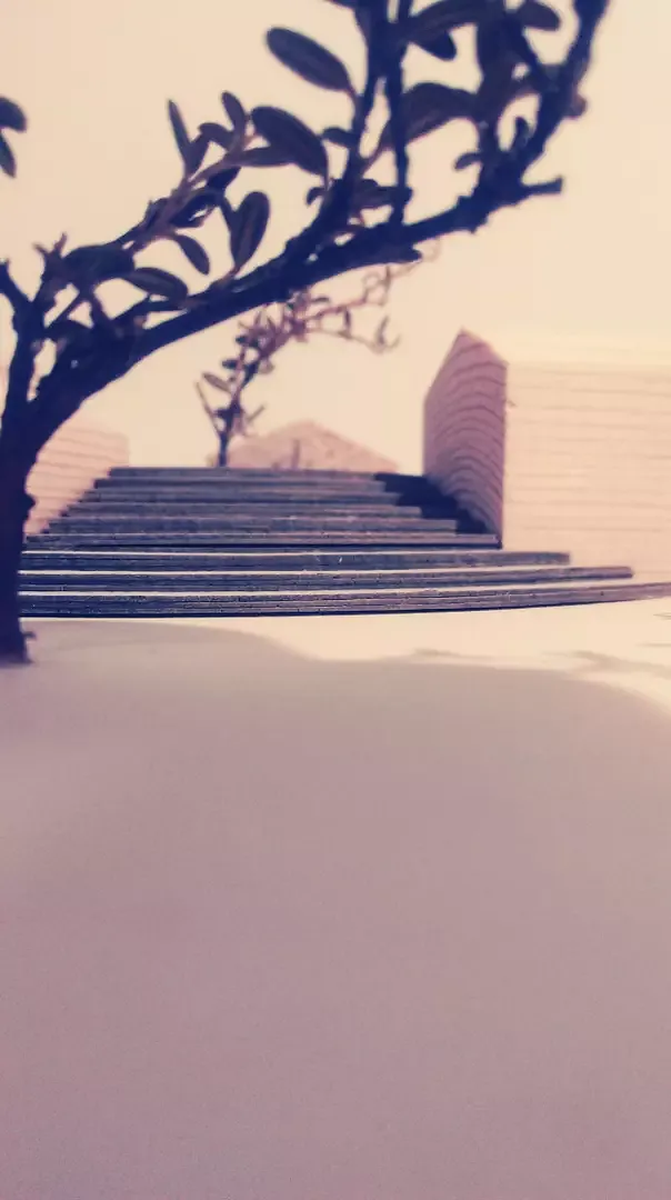 Ansicht Gebäude Verknüpfung mit Terrain
