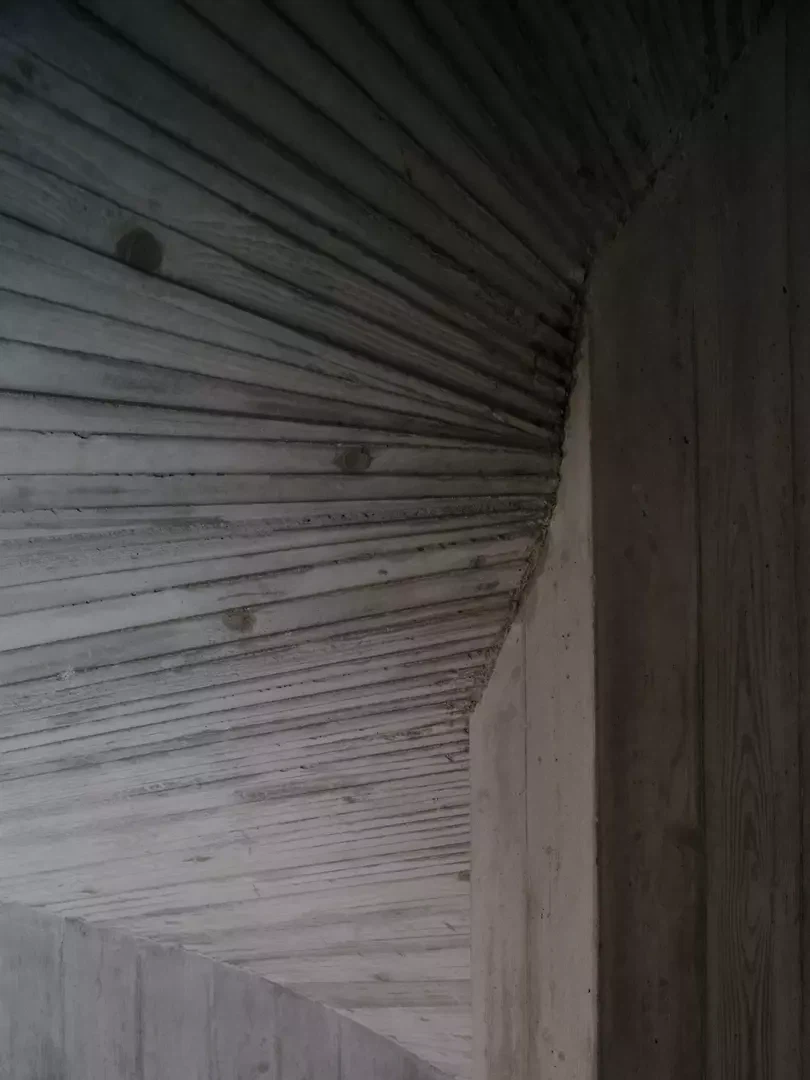 Untersicht Betonreppe