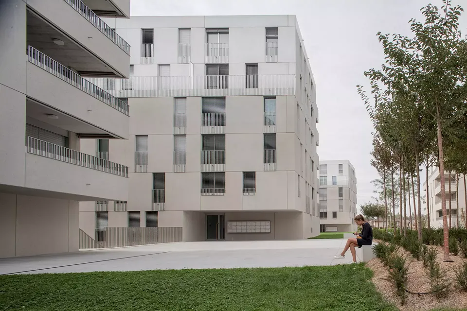 Quartier de logements en Jonchets, Bussigny