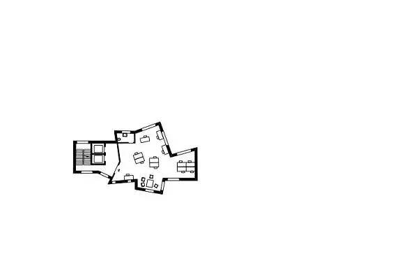 Grundriss OG, Typ 'Pencil Tower'