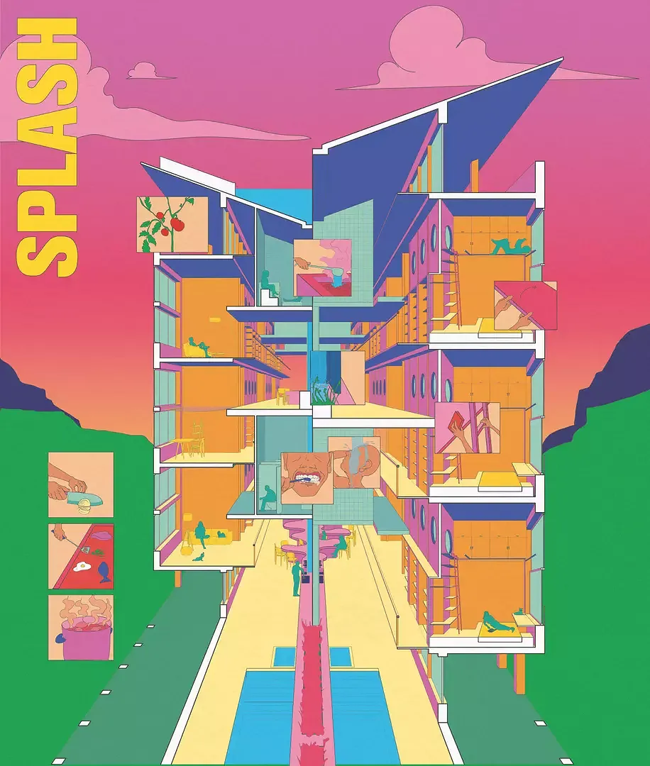 Ensemble & Séparément, free drawing,  research by project