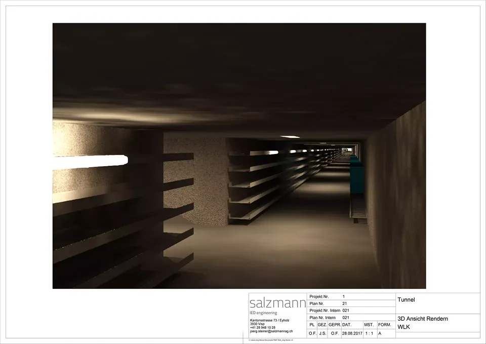 Werkleitungskanal BIM-Modell
