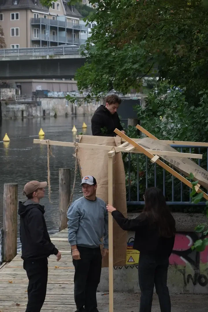 Ein Shelter im Stadtraum, Semesterauftakt