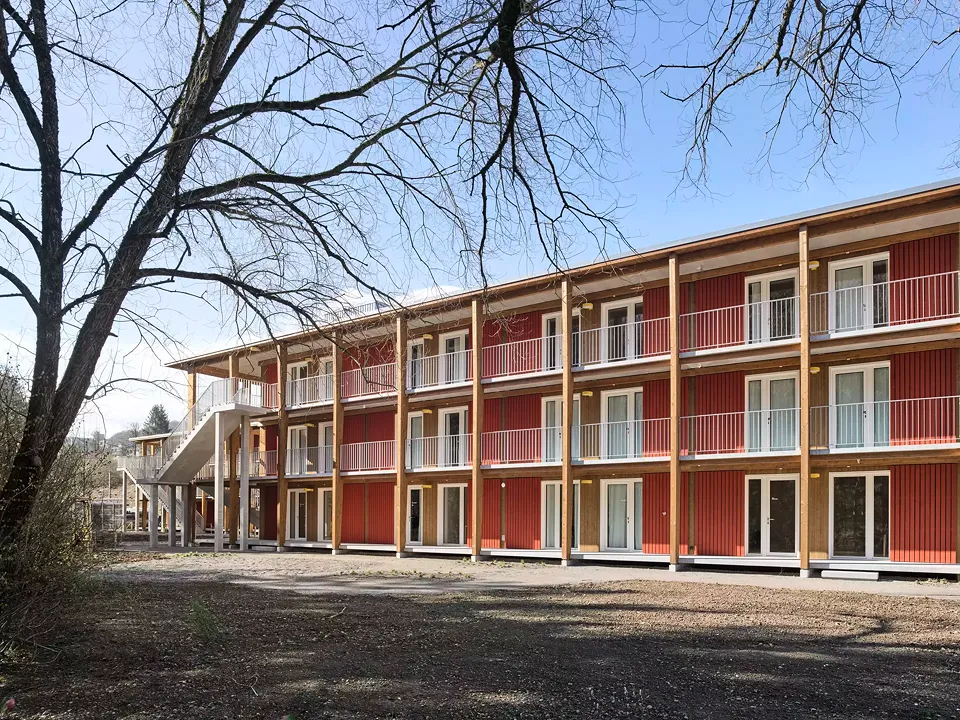 Gartenseite, Nordostfassade