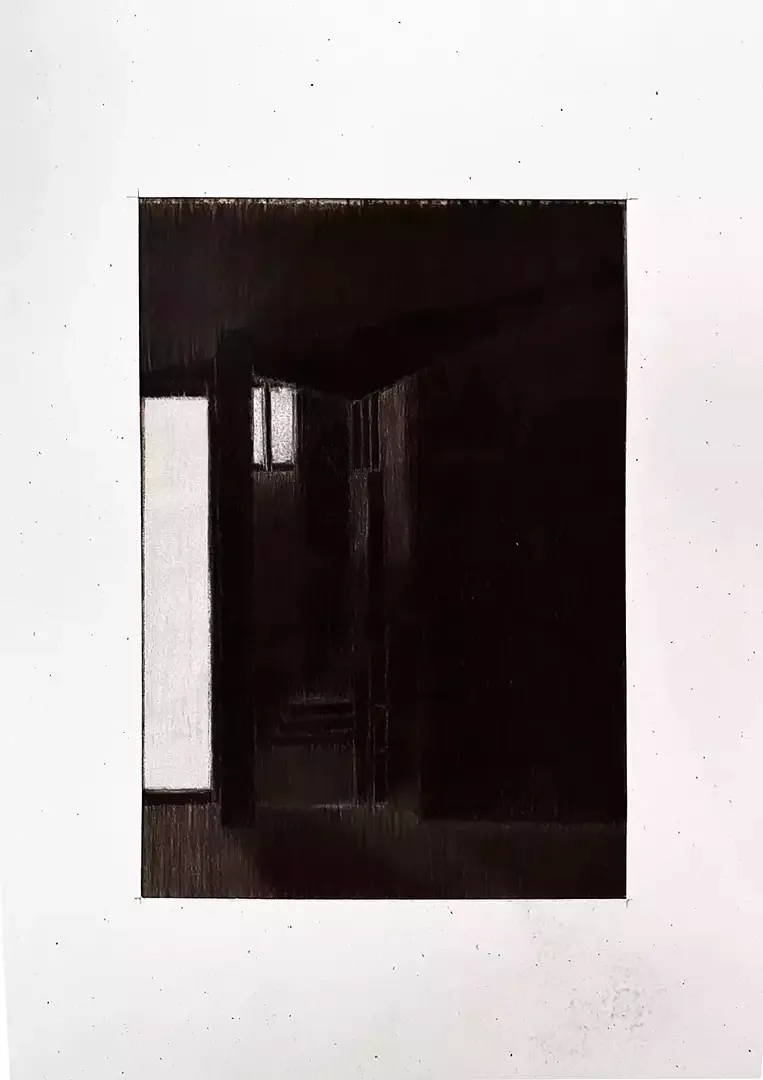drawing of the entrance in the archive