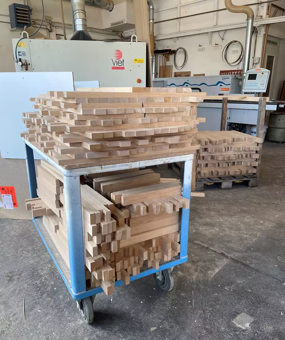 Reuse Holz: In der Werkstatt...