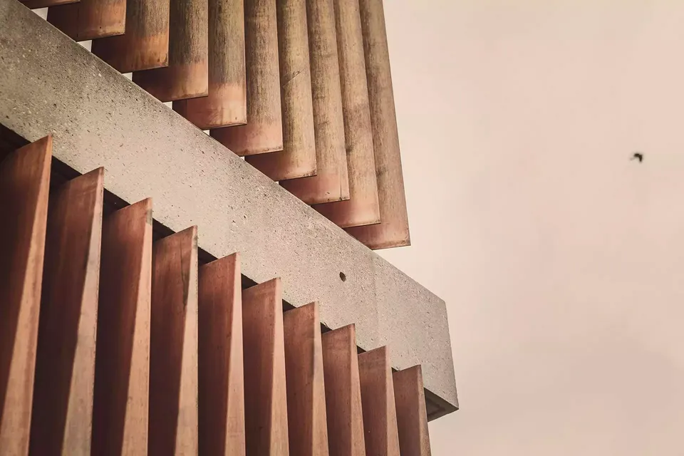 Détail claire-voie