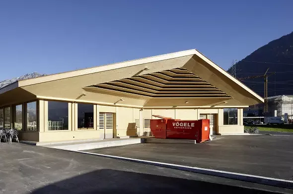 Bäckerei Produktionsgebäude mit Cafè
