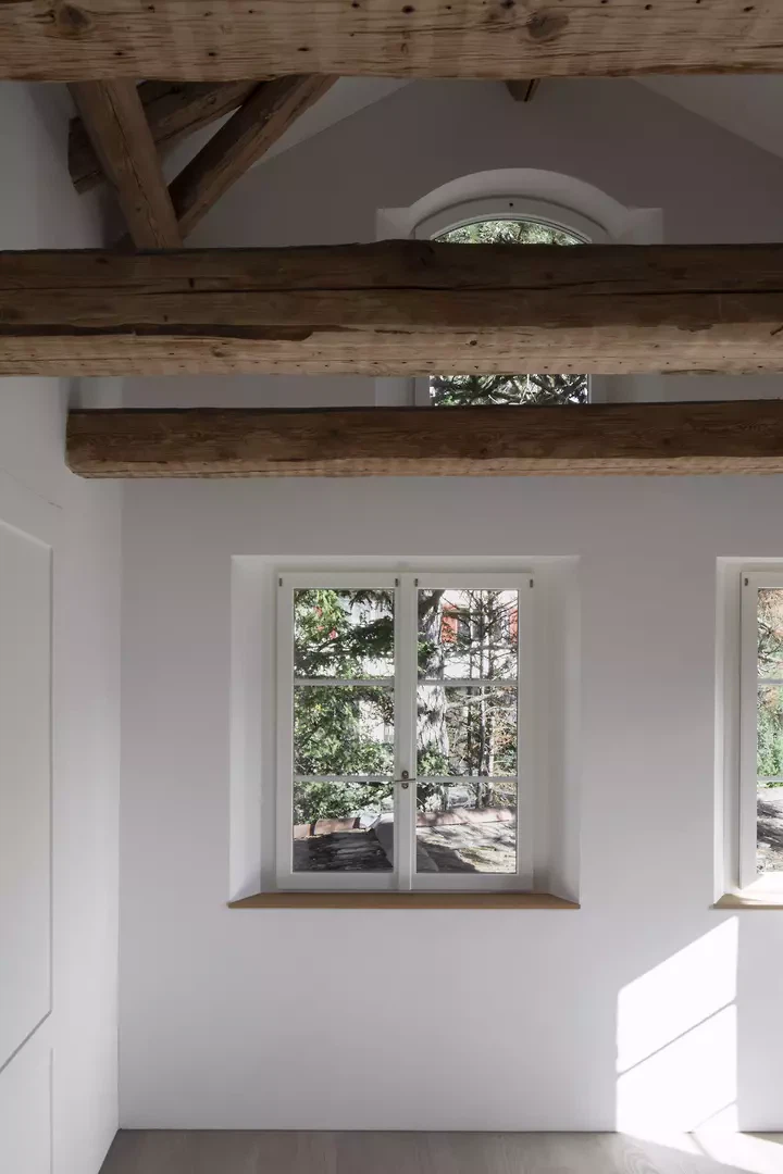 Zolli, transformation à Zollikon, poutres existantes