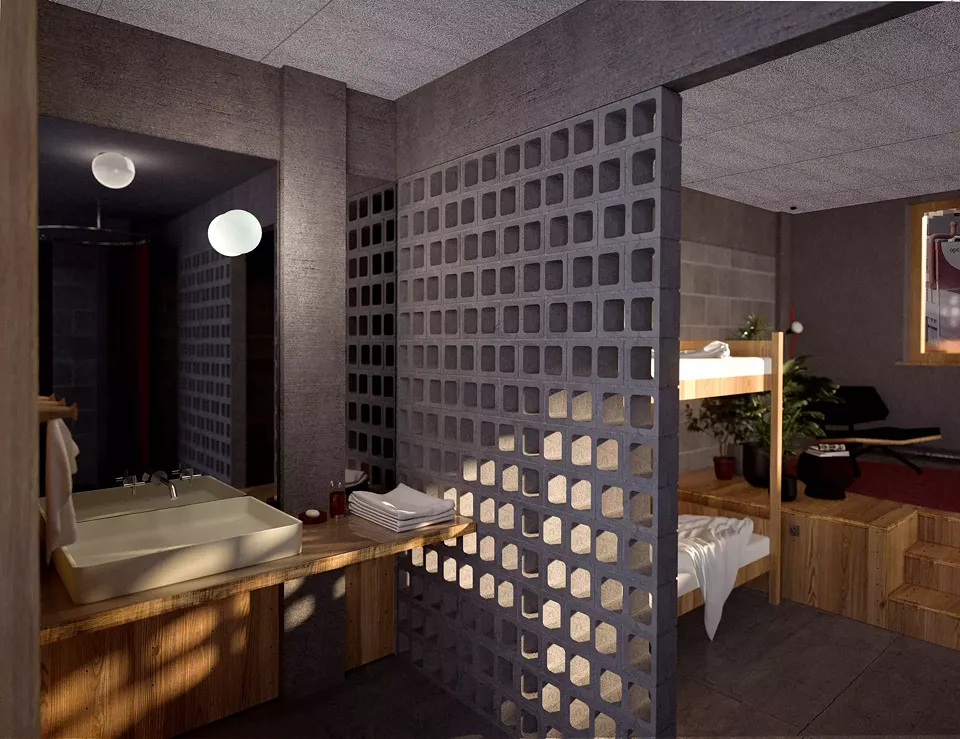 Jugendherberge Zimmer