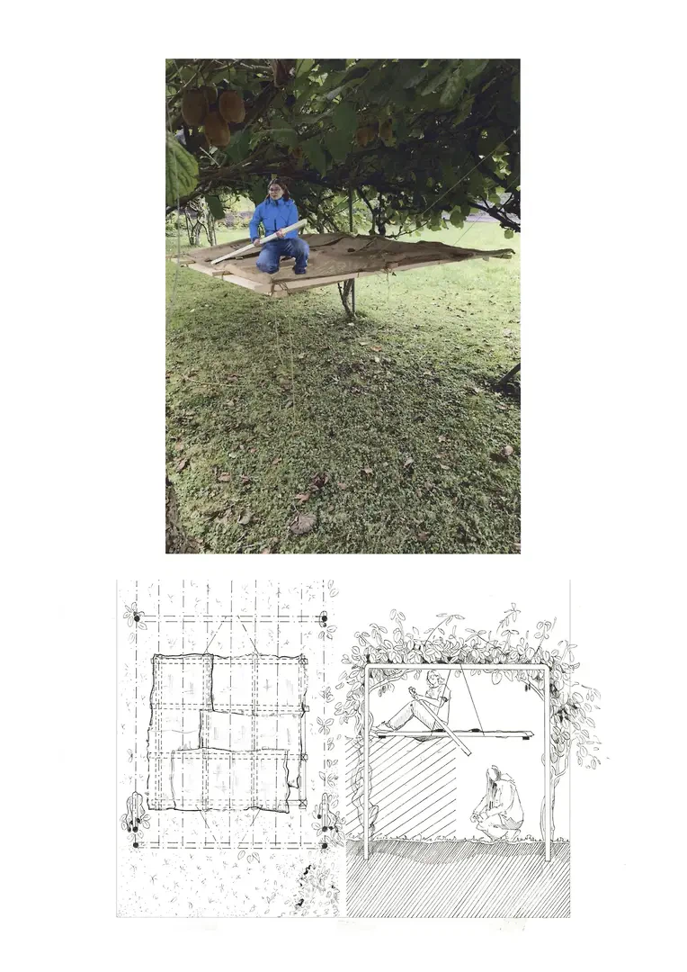 Un abri dans l'espace urbain, Atelier Rechsteiner, Mia Cadalbert
