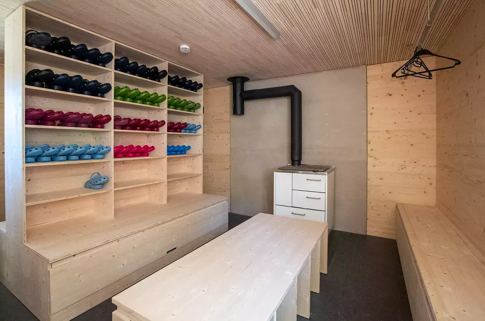 Binntal Schuh- und Winterraum