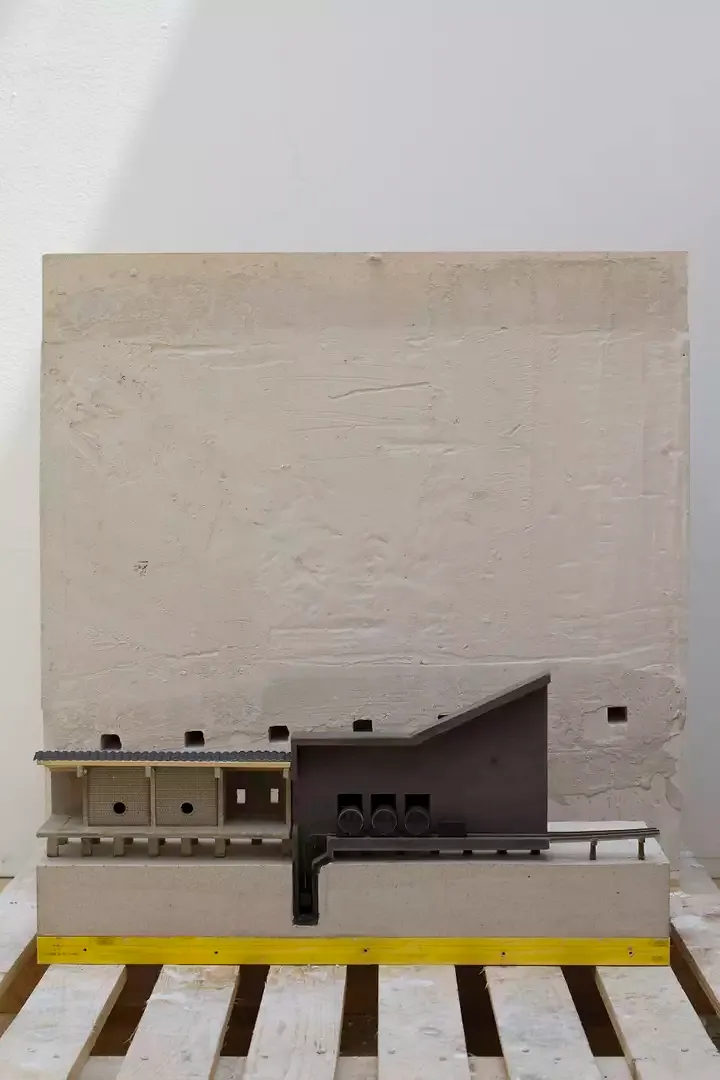 Maquette gare aval funiculaire 1:100
