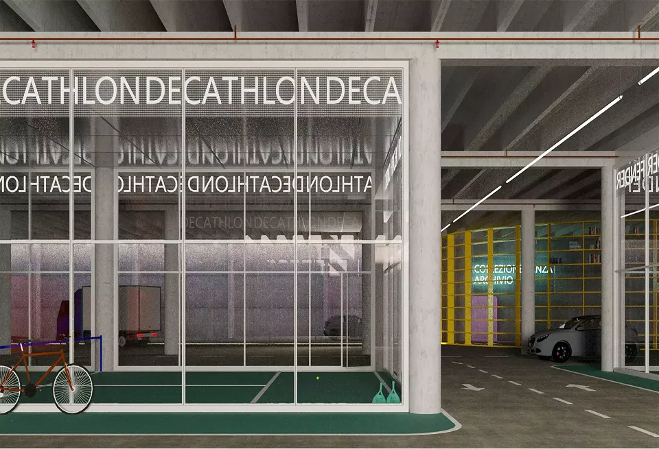 innovative mall showroom_second underground floor
