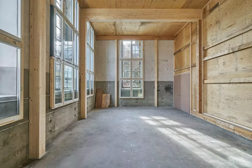 Atelier im Erdgeschoss