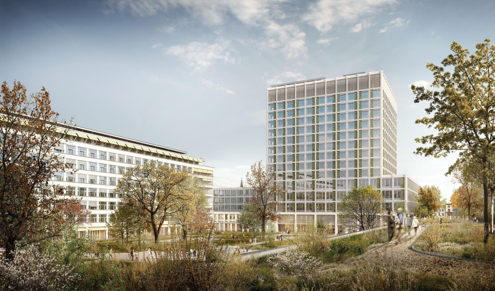 Das Klinikum 2 (Visualisierung) wird erneuert. Der Spatenstich erfolgte bereits im Januar 2024. | Visualisierung: nightnurse images Das Klinikum 2 (Visualisierung) wird erneuert. Der Spatenstich erfolgte bereits im Januar 2024. | Visualisierung: nightnurse images