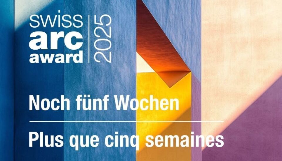 Swiss Arc Award 2025 – die Besten herausdestillieren