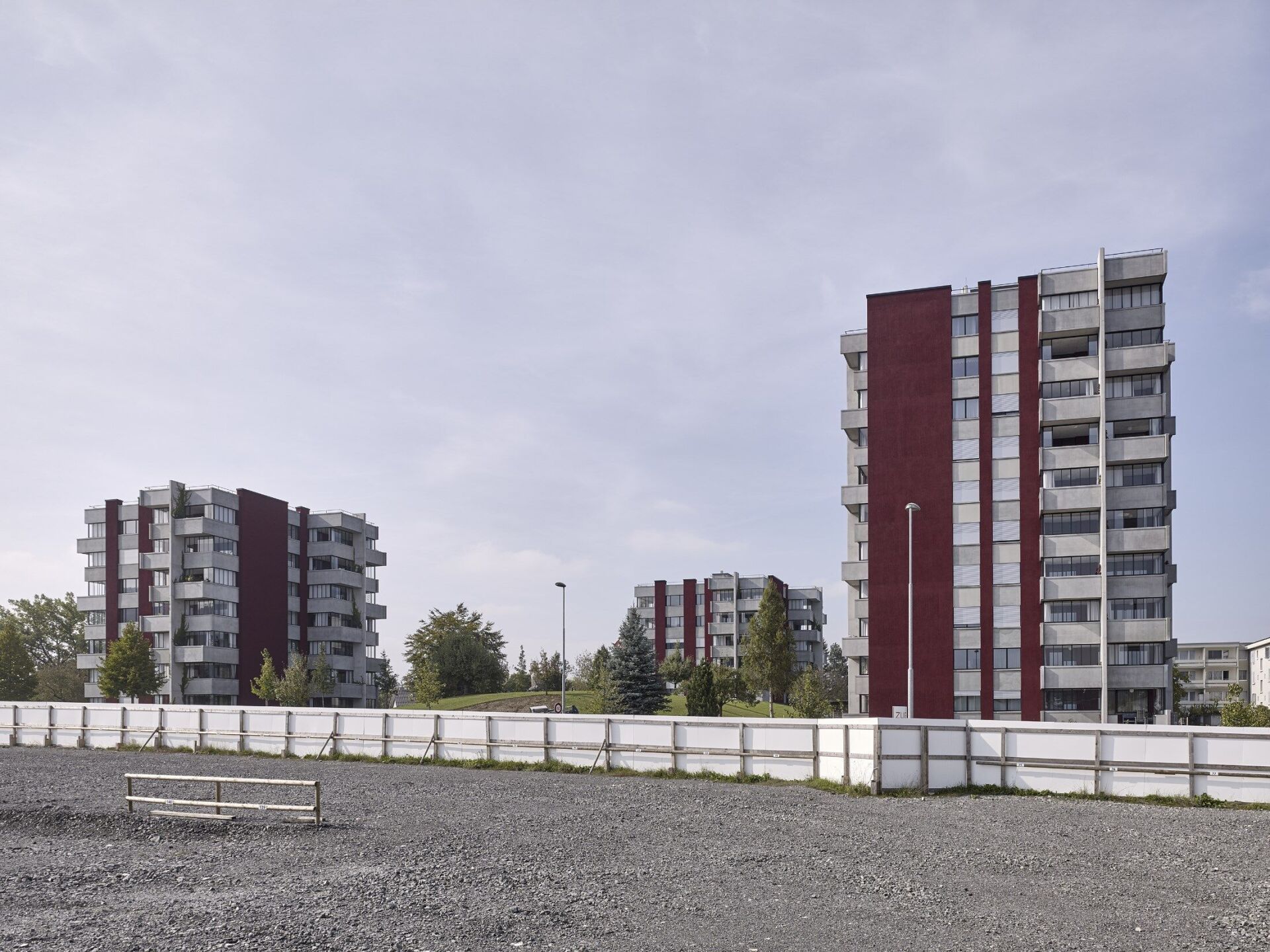 Transformation de trois tours d'habitation, Rotkreuz Highlife, AM Architects ©Arial Huber