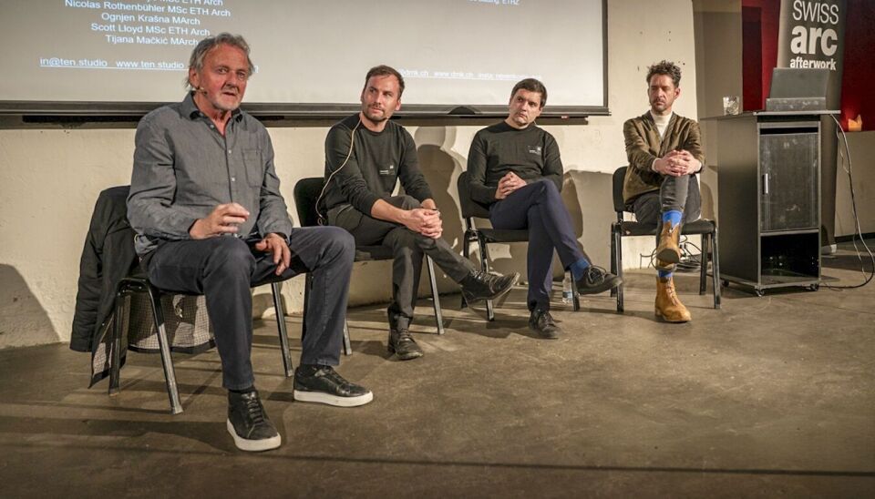 Les intervenants de l’Arc Afterwork à Zurich ont plaidé en faveur des constructions hybrides