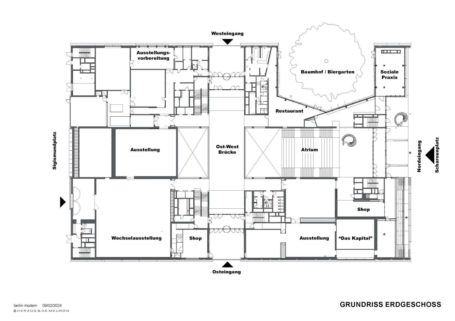 Grundriss des Erdgeschosses Grundriss des Erdgeschosses