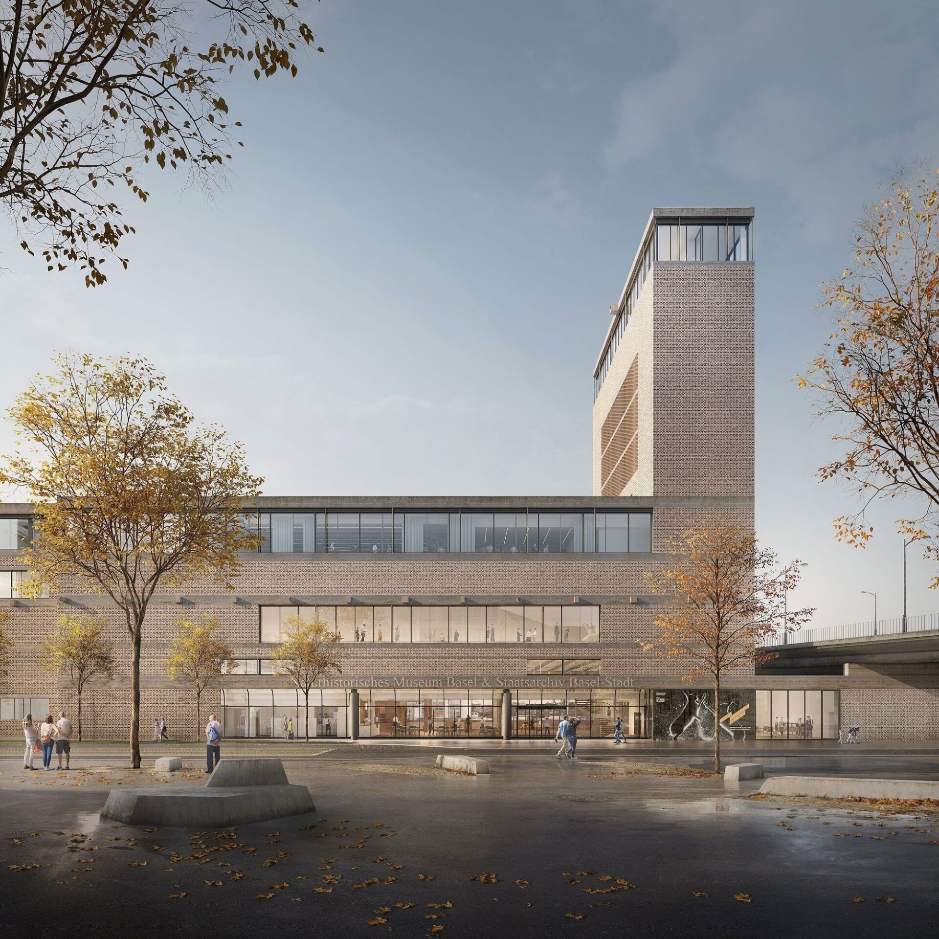 So soll der gemeinsame Neubau für das Naturhistorische Museum und das Staatsarchiv in Basel dereinst aussehen | Visualisierung: EM2N / Filippo Bolognese So soll der gemeinsame Neubau für das Naturhistorische Museum und das Staatsarchiv in Basel dereinst aussehen | Visualisierung: EM2N / Filippo Bolognese