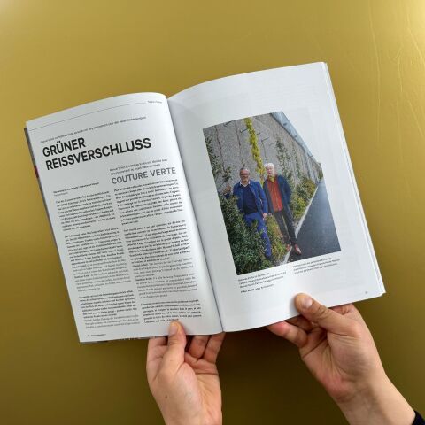Couture verte – Manuel Scholl et Matthias Krebs ont discuté du projet Ueberlandpark