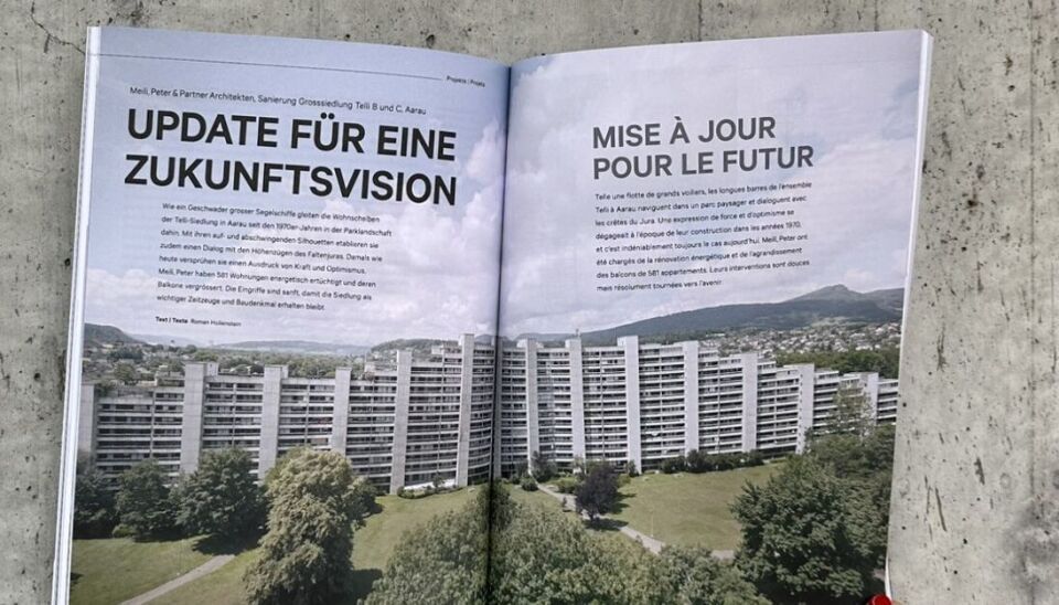 Update für eine Zukunftsvision – Meili, Peter haben die Grosssiedlung Telli saniert