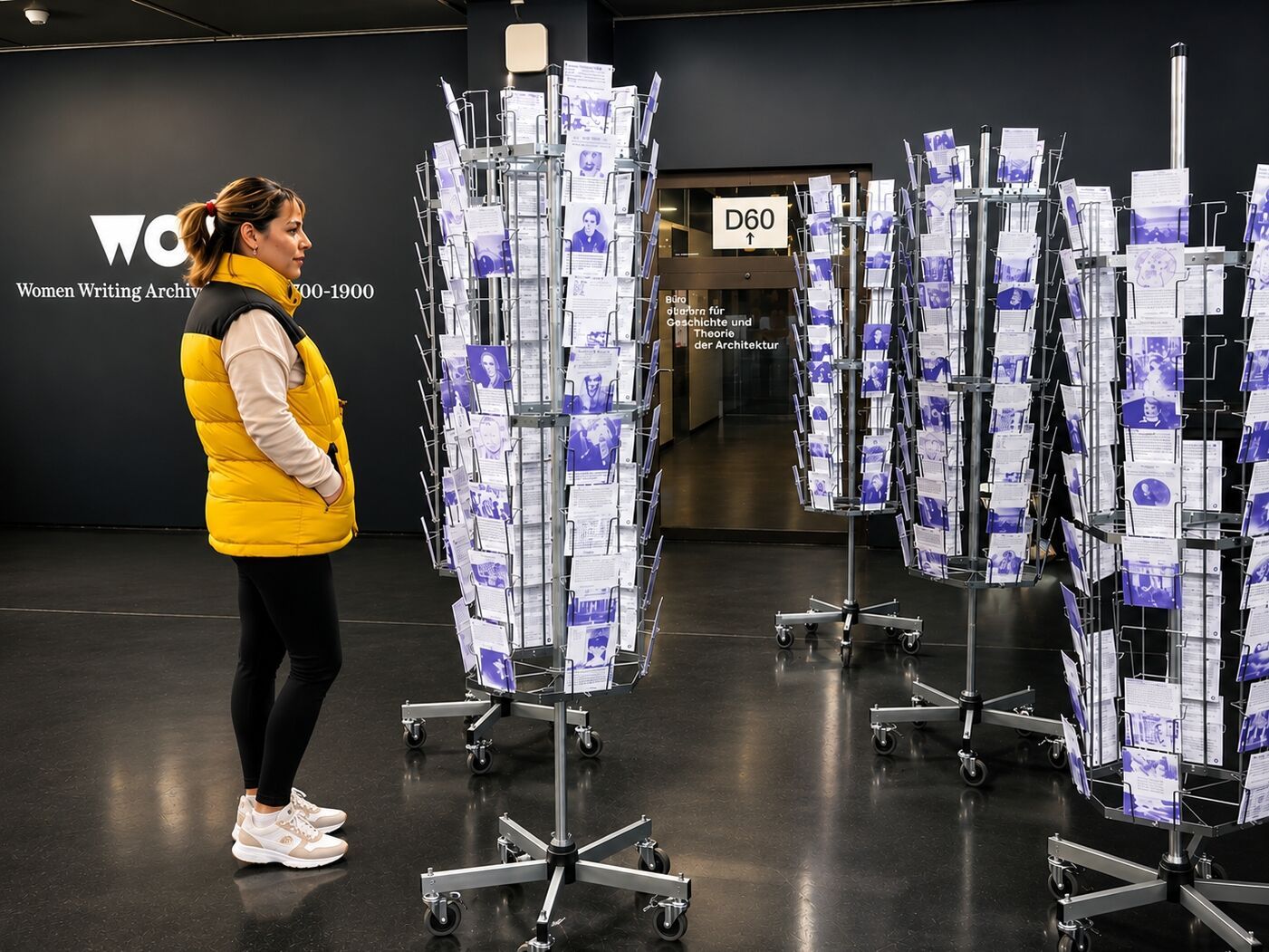 Jede Postkarte stellt eine Autorin mit Bild, Zitat und kurzer Einordnung vor. | Foto: Nina Farhumand Nina Farhumand